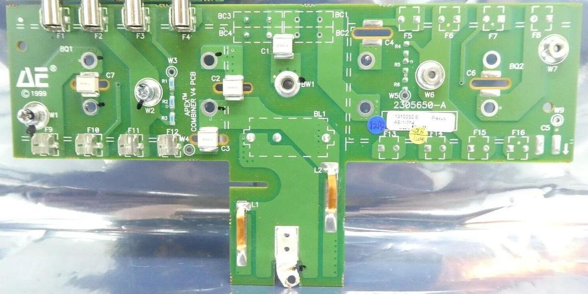 Used AE Advanced Energy 2305985-A 2305650-A APEX RF Module/Combiner PCB Assembly
