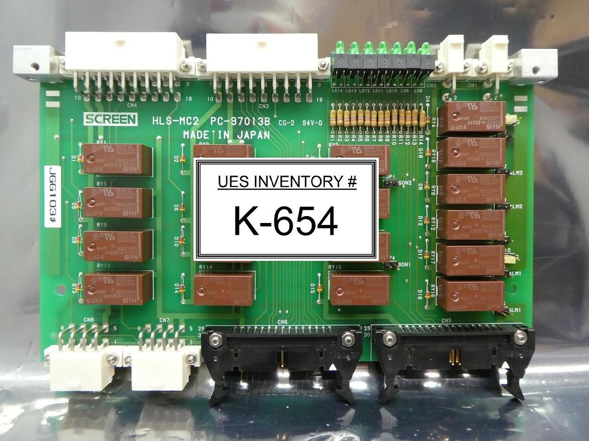 Used DNS Dainippon Screen HLS-MC2 Relay Board PCB PC-97013B Used Working