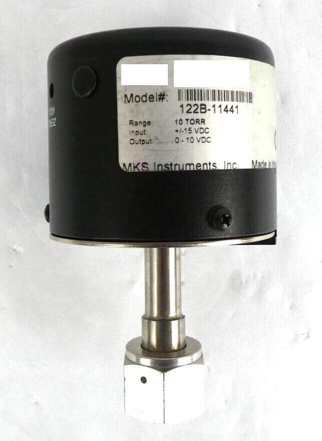 Used MKS Instruments 122B-11441 Baratron Pressure Transducer Type 122B Working Spare