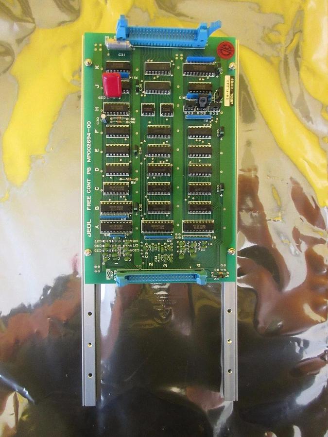 Used JEOL MP002694-00 FREE CONT PB Board Assembly PCB EM-FLC40 JEM-2010F Used
