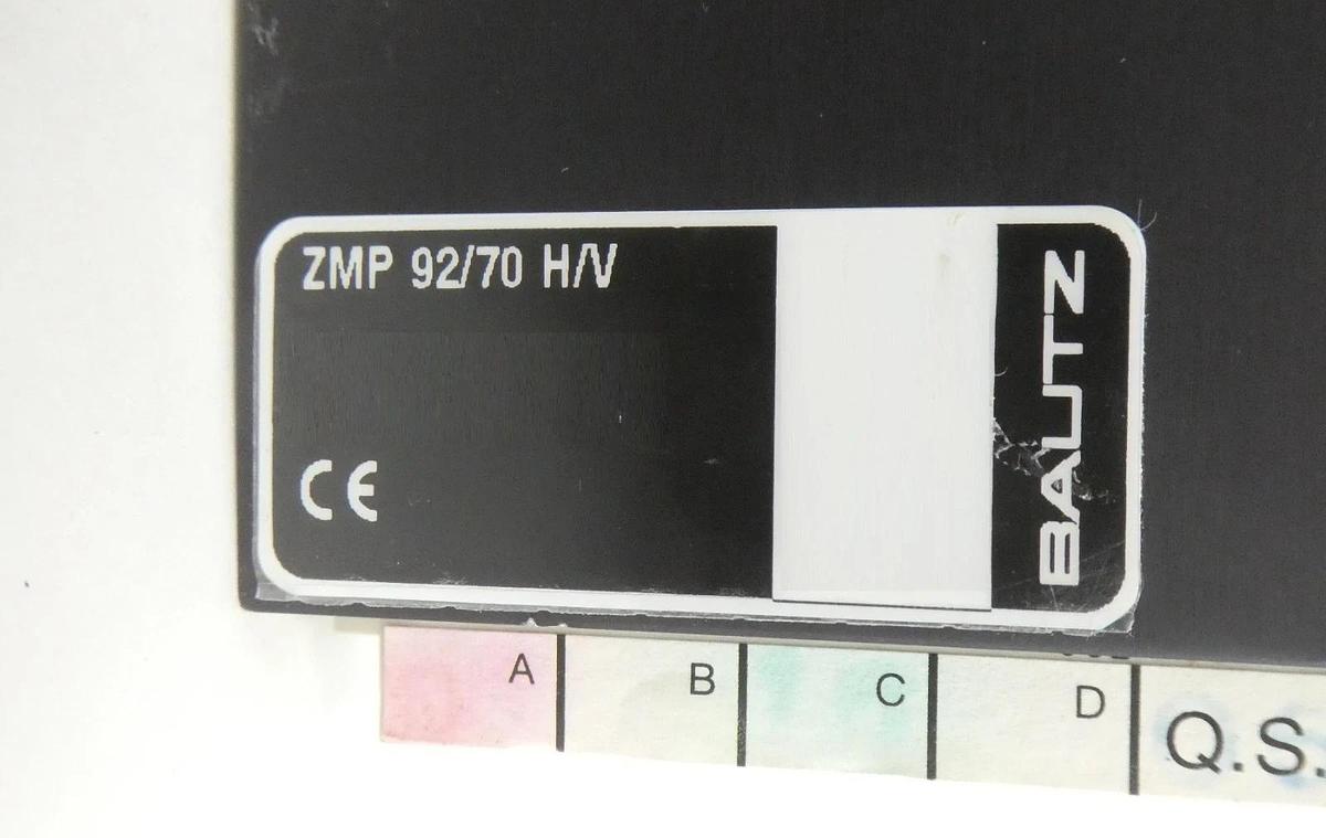 Used BAUTZ ZMP 92/70 HV Stepper Drive Jenoptik INFAB Working Surplus