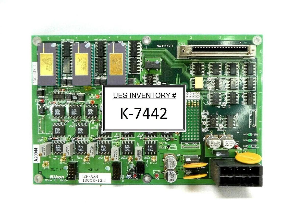 Used Nikon 4S008-124 Analog to Digital PCB EP-AX4 NSR Series Working Surplus