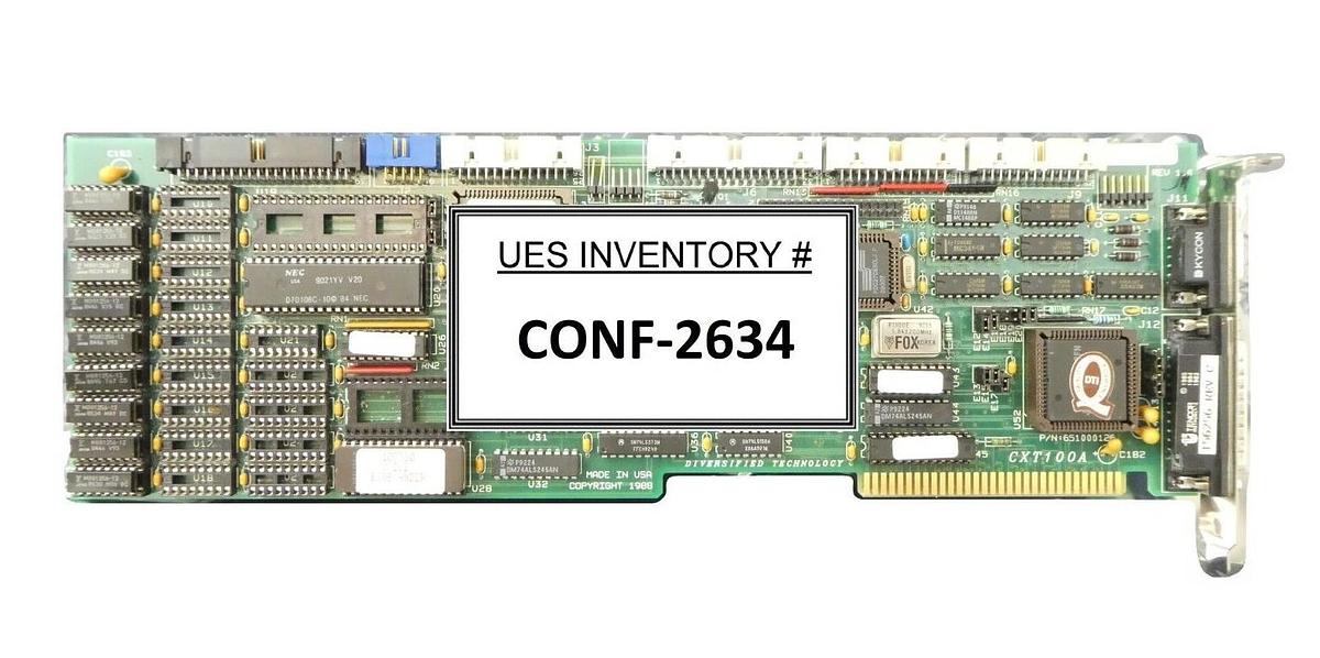 Used Diversified Technology 651000126 CXT100A PCB Card Tencor 156256 P-2H Working