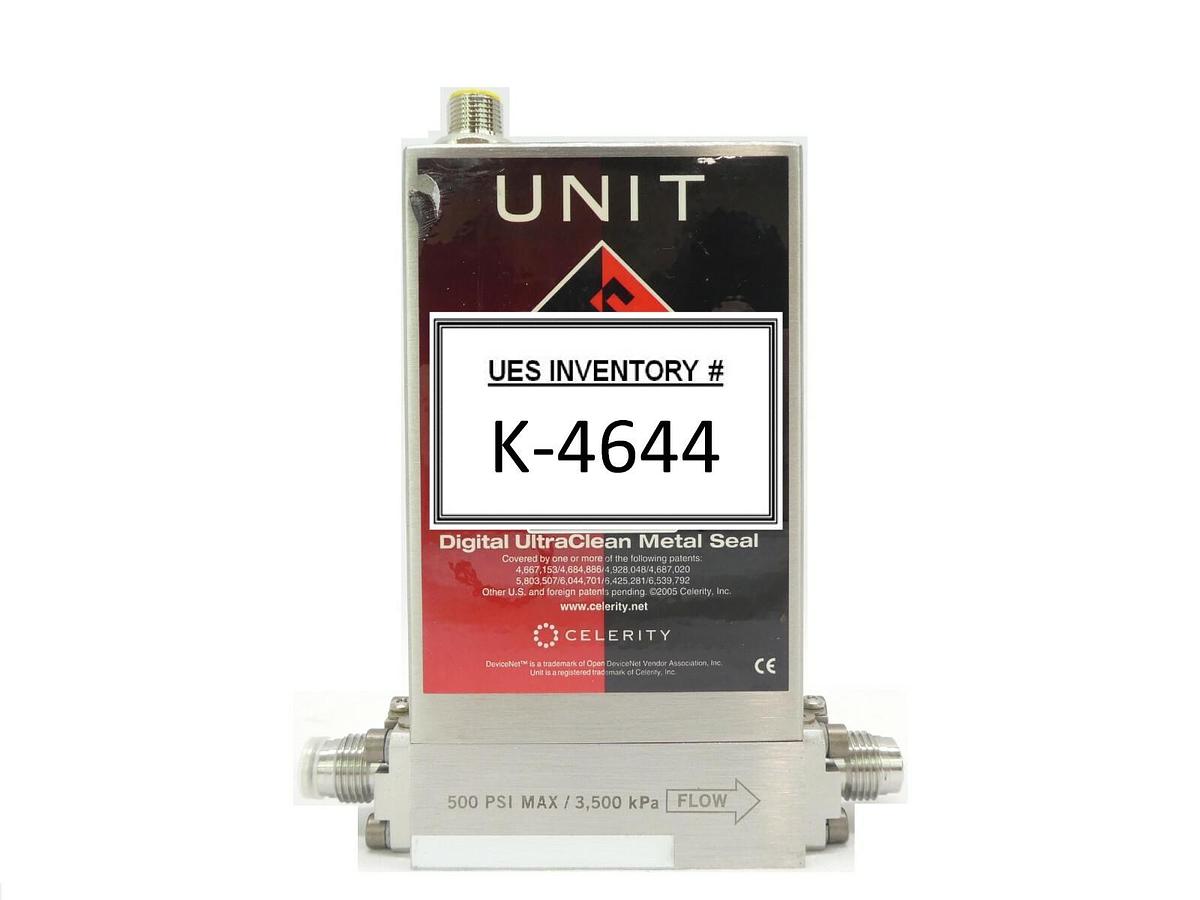 Used Celerity UFC-8165 Mass Flow Controller MFC AMAT 0190-24835 600cc He Working