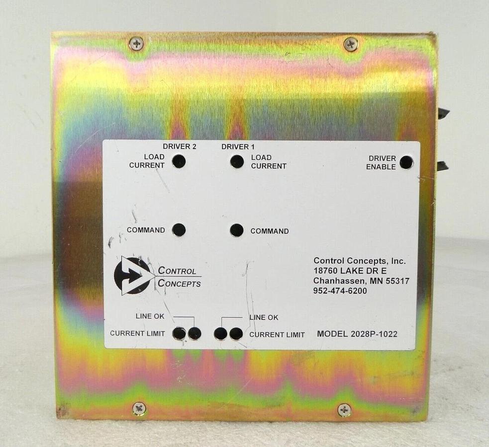 Used Control Concepts 2028P-1022 SCR Power Controller AMAT 0190-03327 Working Surplus