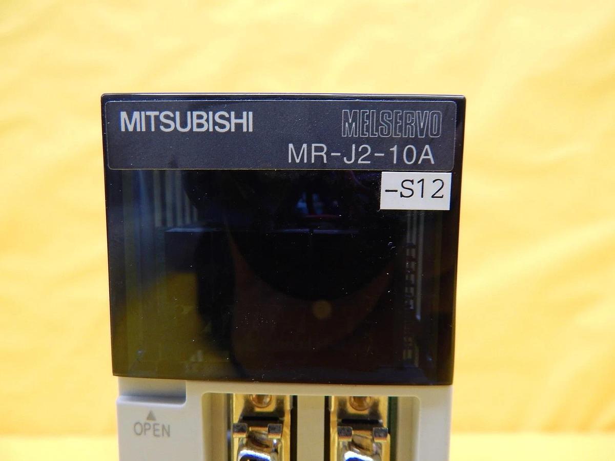 Used Mitsubishi MR-J2-10A-S12 AC Servo Drive MELSERVO Used Working