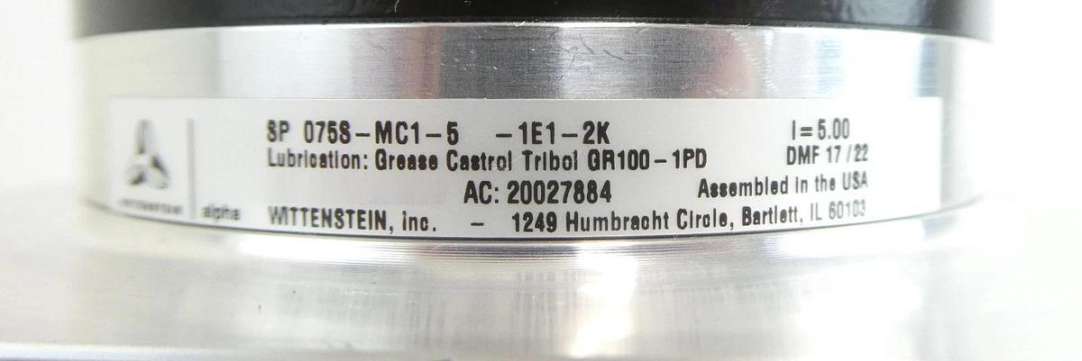 Yaskawa Electric SGM7P-08A7E-YA17 AC Servo Motor YSC-SGM7P-08-005 Working
