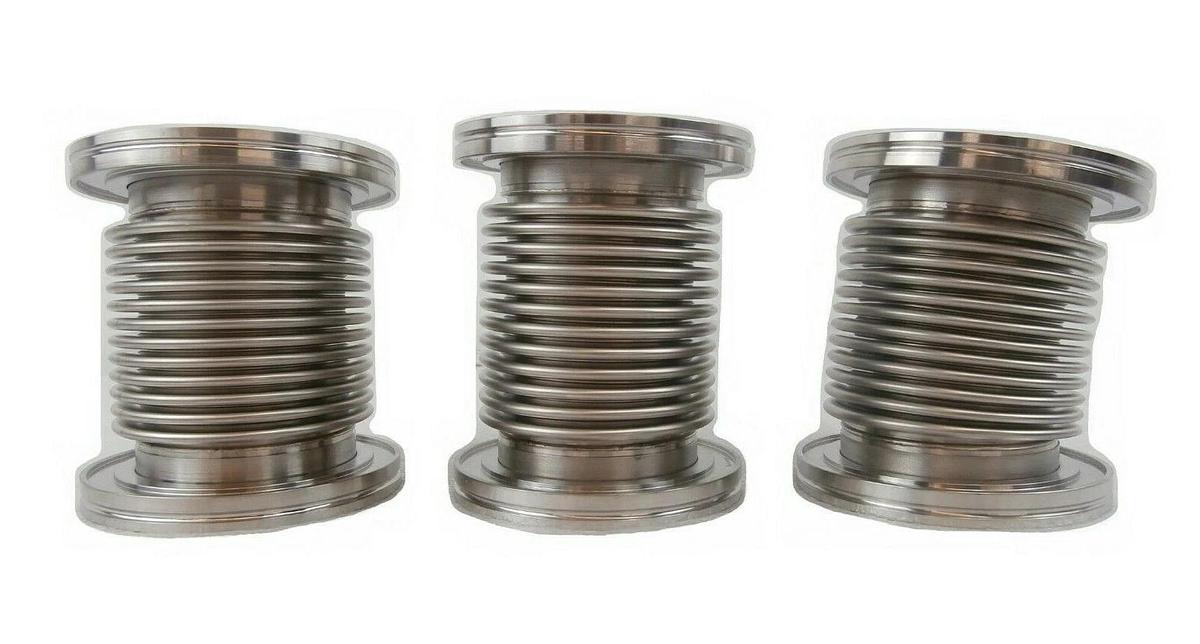 Used Edwards ISO80 High Vacuum Flexible Bellows 5" Reseller Lot of 3 Working Spare
