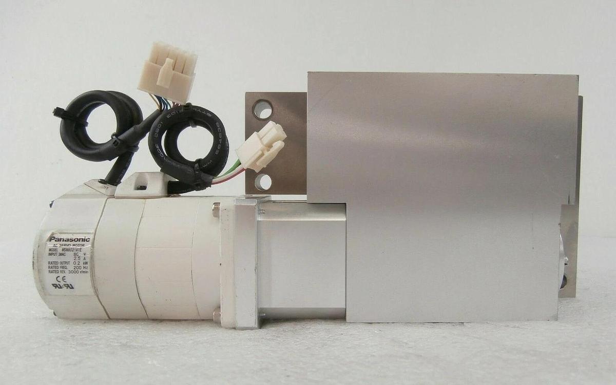Used Panasonic MSMA021A1E AC Servo Motor Gear Head KE2-KK10 Kokusai Zestone Working