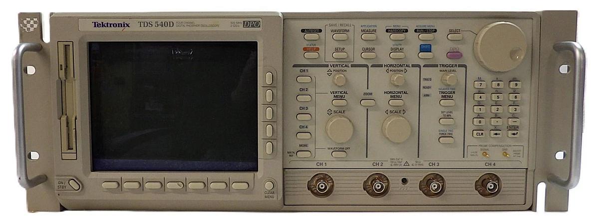 Used Tektronix TDS 540D 4-Channel Digital Oscilloscope 13 1F 1M 2F Untested Surplus