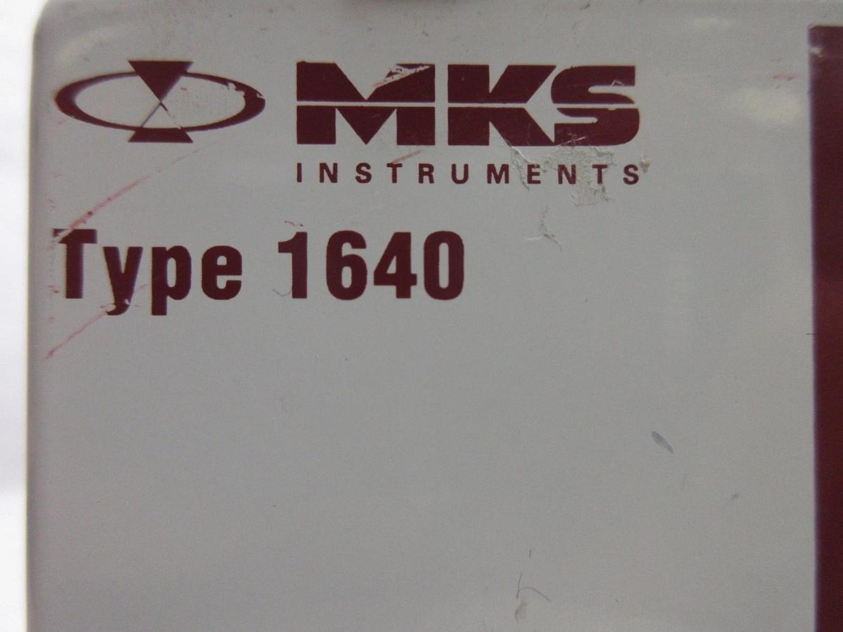 Used MKS Instruments 1640A-15722---S Pressure Based MFC 7%03/02 7.5 SLM Working