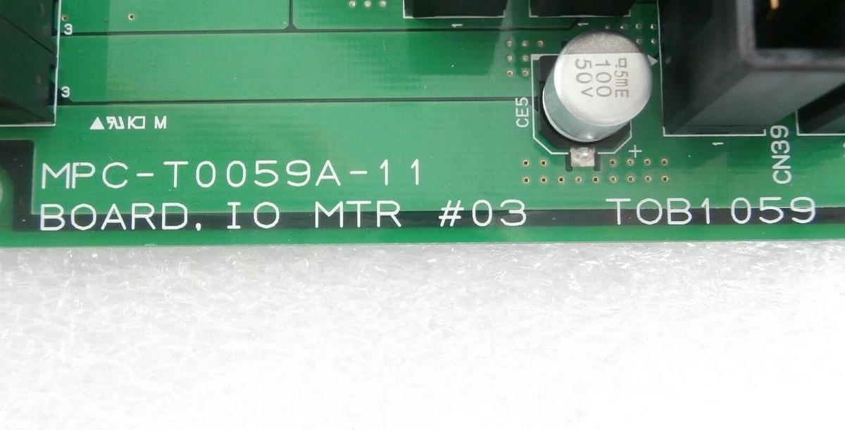 Used TEL Tokyo Electron MPC-T0059A-11 Interface Board PCB IO MTR #03 TOB1059 Working