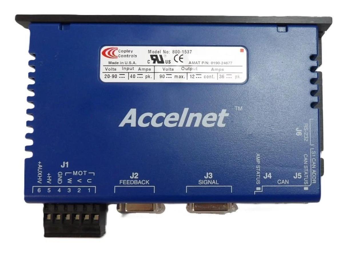 Used Copley Controls 800-1537 Servo Motor Controller Accelnet Working