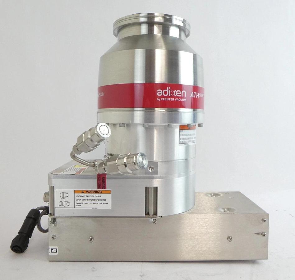 Used ATH 500M Pfeiffer Vacuum V13121B6 Turbomolecular Pump Turbo w/PS Working Surplus