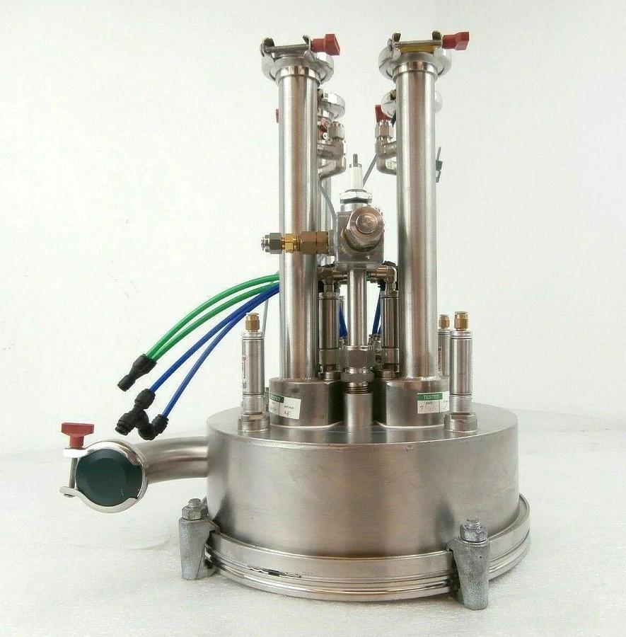 Used Edwards Y12201027 Helios Head Assembly Long Body Combustion Chamber Working