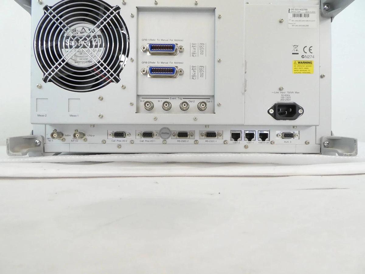 Used Anritsu MT8820C Radio Analyzer GSM W-CDMA CDMA2000 LTE Bent Connectors Spare