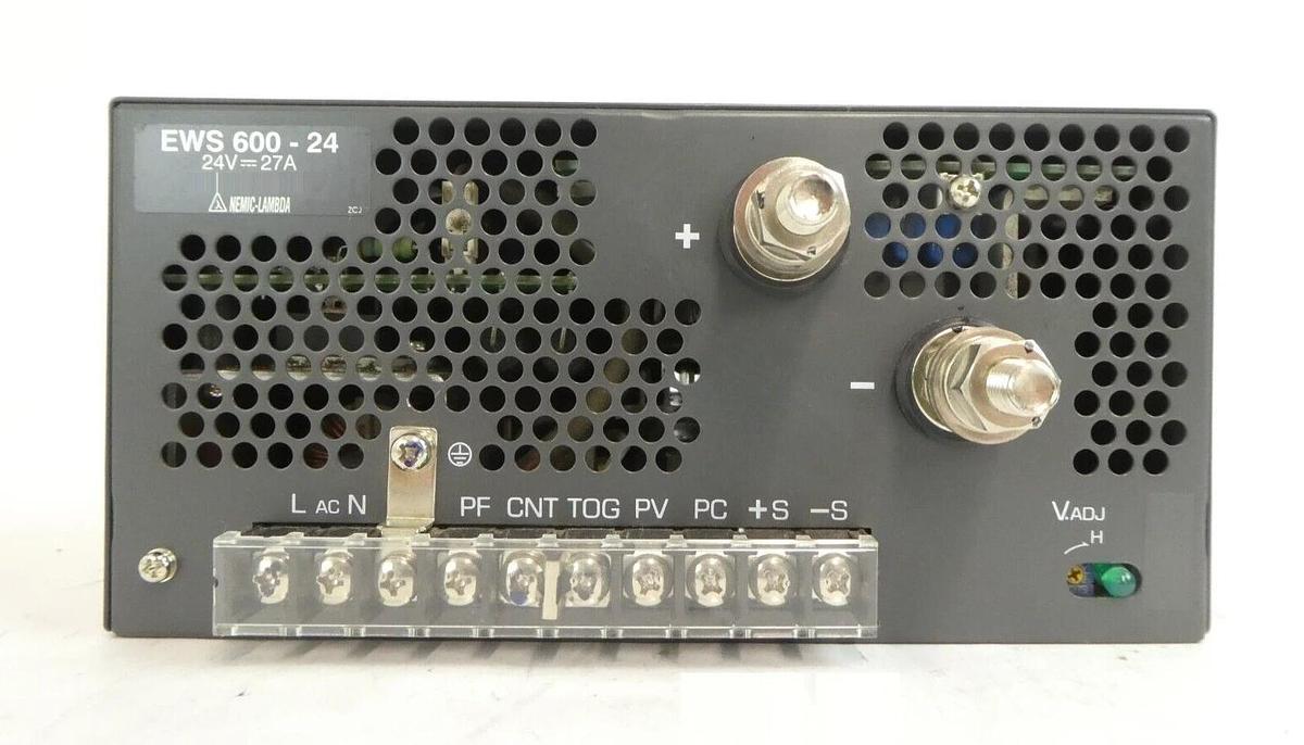 Used Nemic-Lambda EWS600P-24 Power Supply 821 Watt Reseller Lot of 2 Working