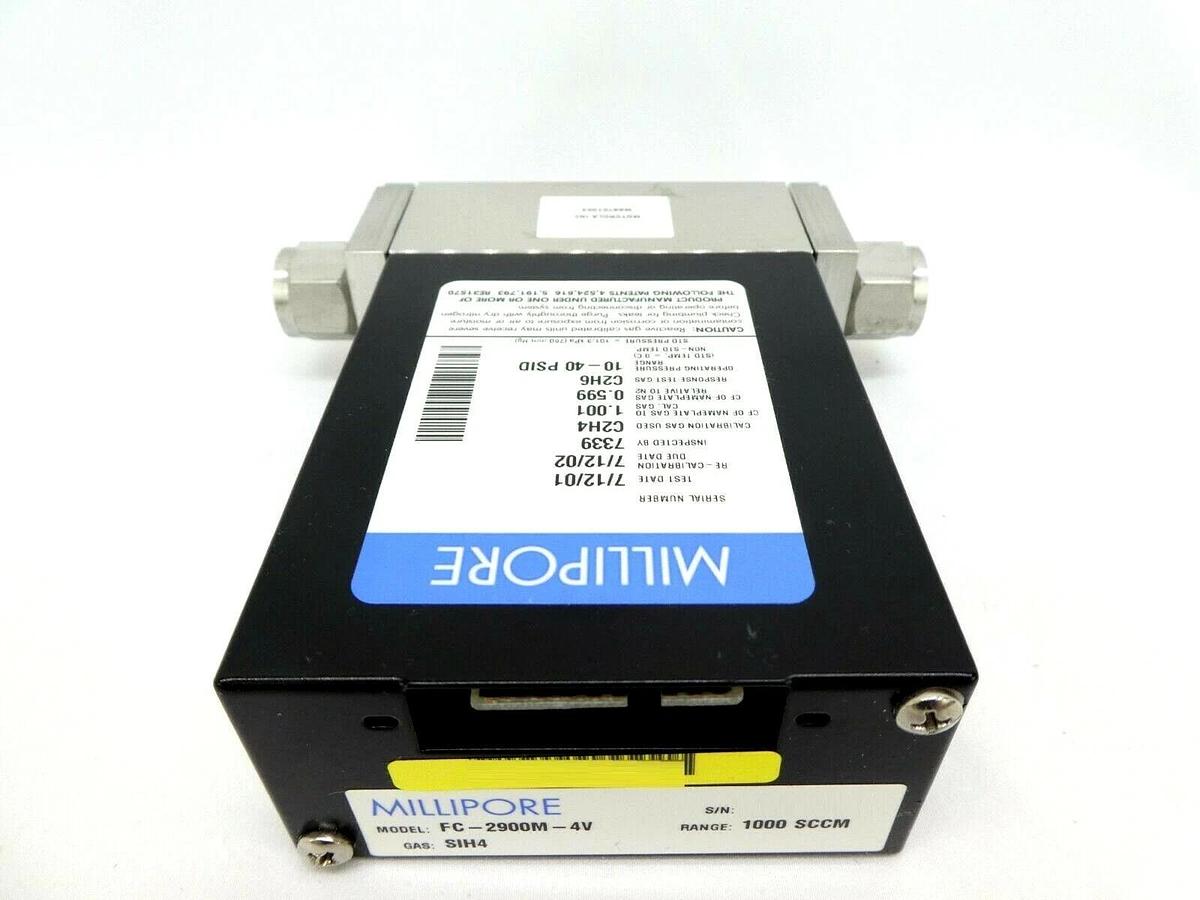 Refurbished Millipore FC-2900M-4V Mass Flow Controller MFC 1000 SCCM SiH4 Tylan Refurbished