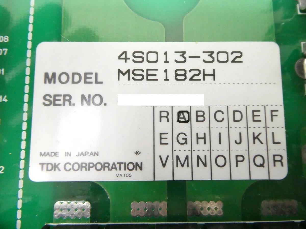 Used TDK MSE182H Over Current Relay PCB Nikon 4S013-302 NSR System Working Spare