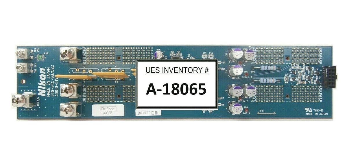 Used Nikon 4S013-517 Backplane Interface Board PCB STG-STC-33-5V2 NSR Working Surplus