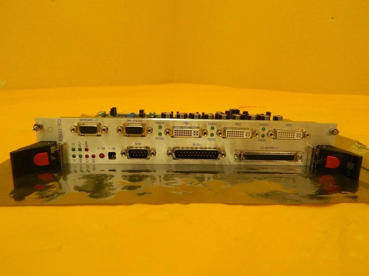 Used TEL Tokyo Electron E244-000053-11 CPU VME PCB Card E2B023/ECU T-3044SS Used