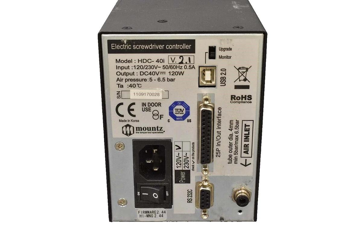 Used Mountz HDC-40i Electric Screwdriver Controller Spare Surplus