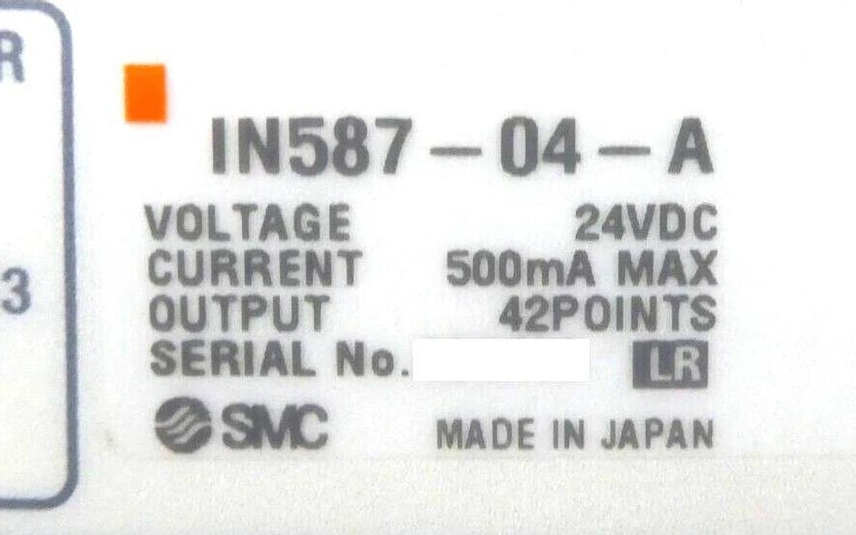 Used SMC IN587-04-A 42-Port Gas Panel VV100-49-X8 Communication Box Lot of 4 Working