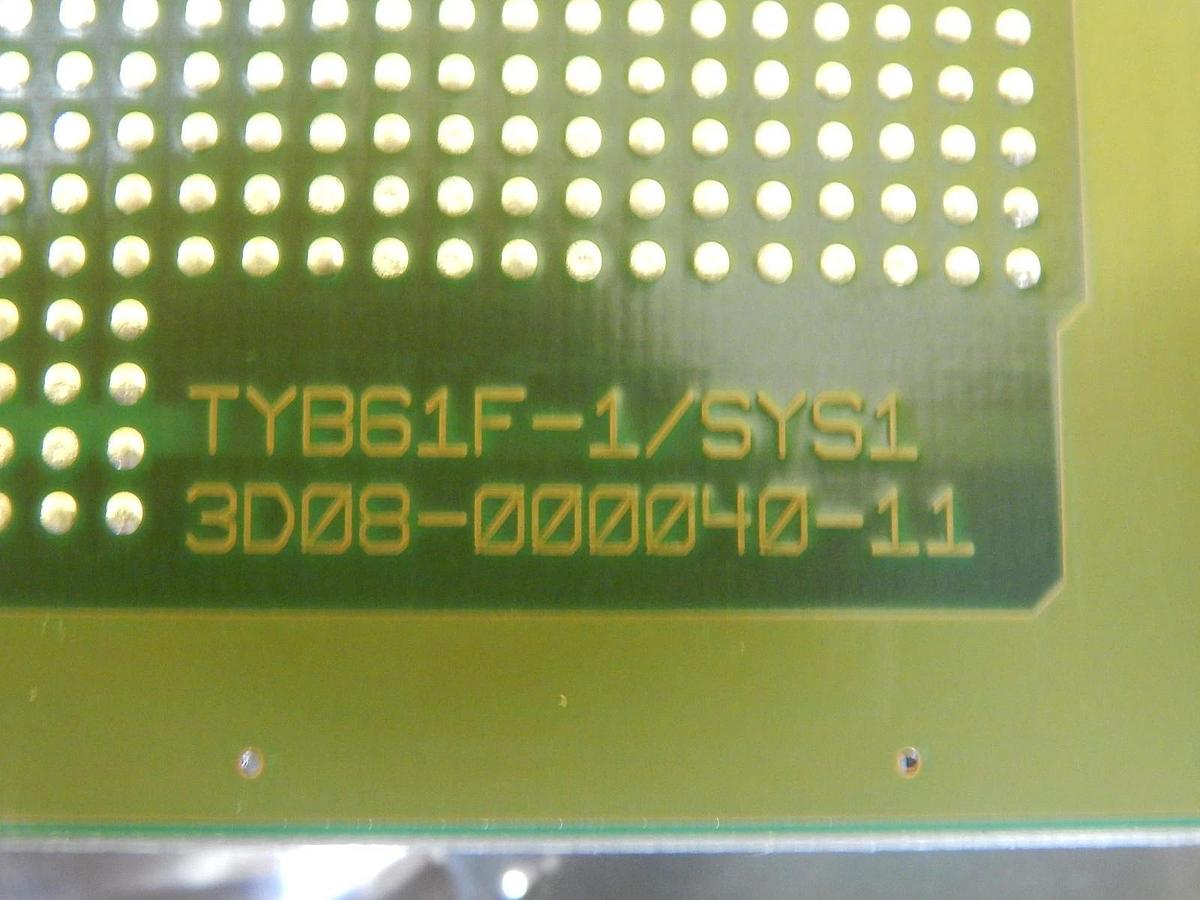 Used TEL Tokyo Electron 3D81-000040-V2 Processor PCB TYB61F-1/SYS1 T-3044SS Used