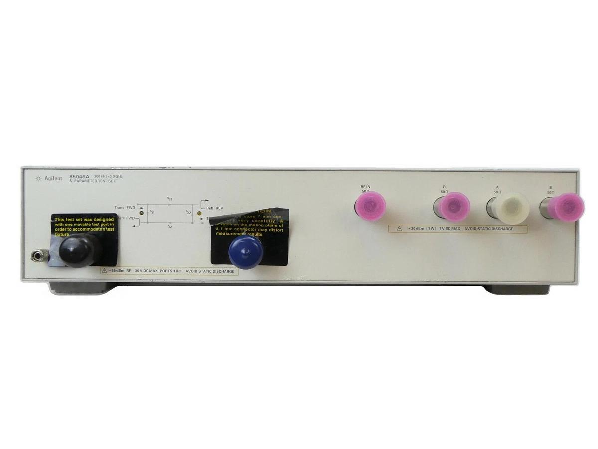 Used Agilent Technologies 85046A RF S-Parameter Test Set 300kHz-3.0GHz Working Spare