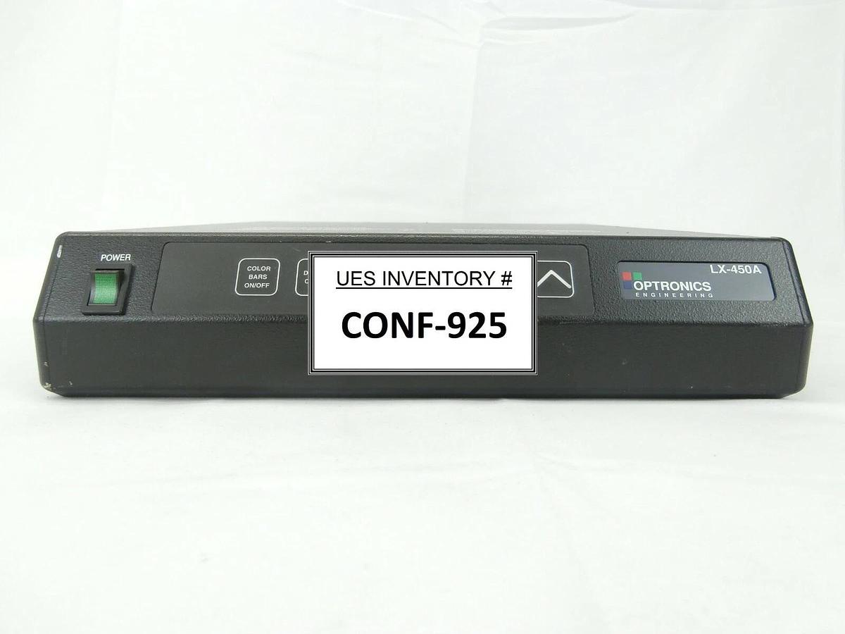 Used Optronics Engineering LX-450A Microscope Video Camera Controller Used Working