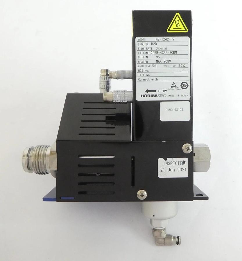 Used Horiba STEC MV-1242-PV Liquid Mass Flow Meter 3g/min H20 MV-1000 Working