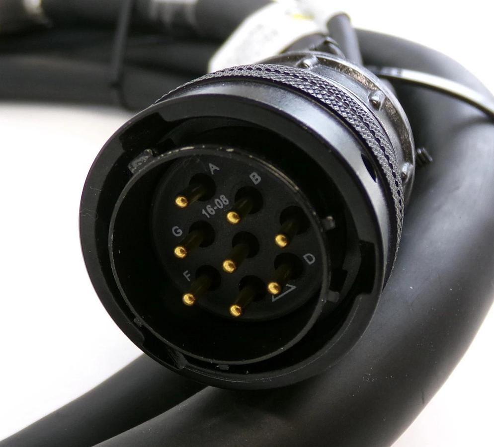 Used STP Edwards B750-30-050 Turbomolecular Pump Control Cable 3M Turbo Working