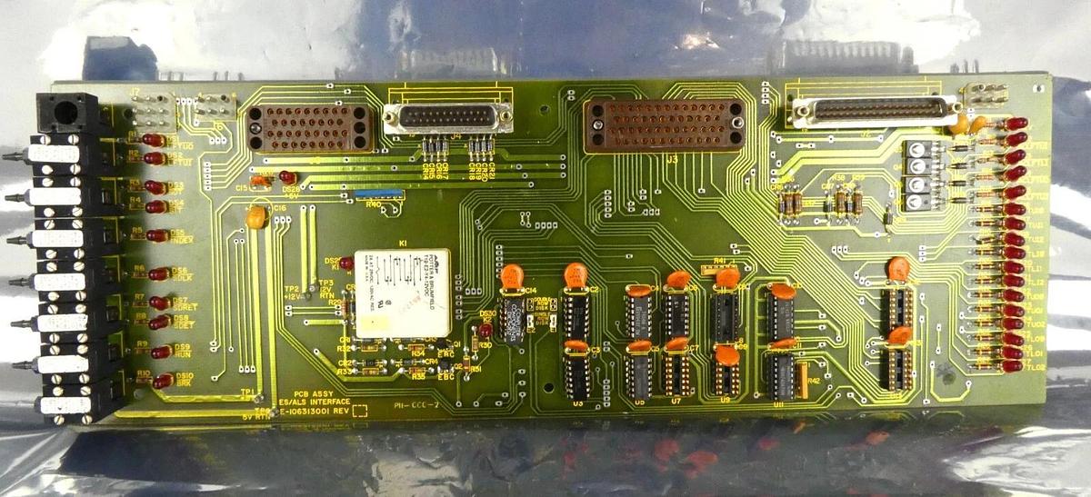 Used Varian VSEA E-106313001 ES/ALS Interface PCB Working Surplus