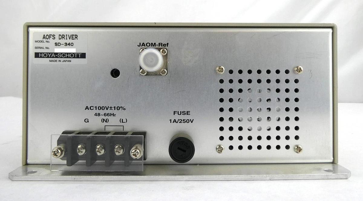 Used Hoya-Schott SD-340 AOFS Driver Working Surplus