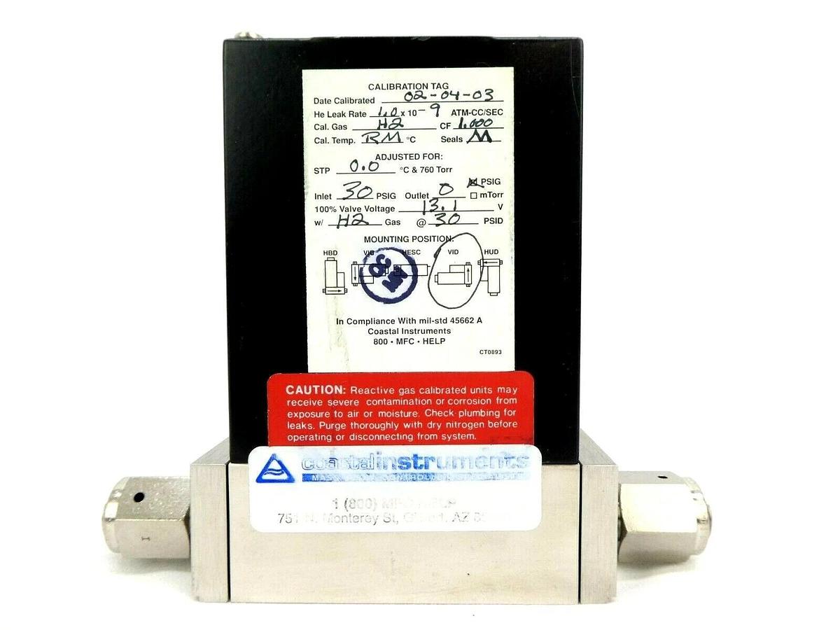 Refurbished Tylan FC-2900MEP Mass Flow Controller MFC 10 SLM H2 2900 Series Refurbished