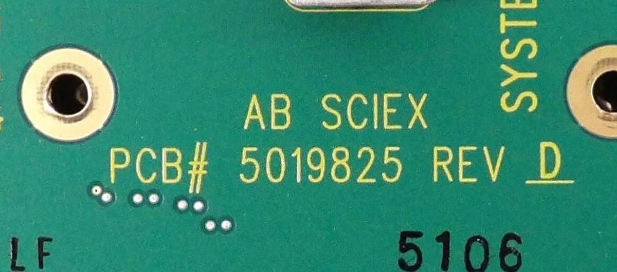 Used AB Sciex 5017958 System Backplane PCB MDS 5019825 TripleTOF 5600 LC/MS Working