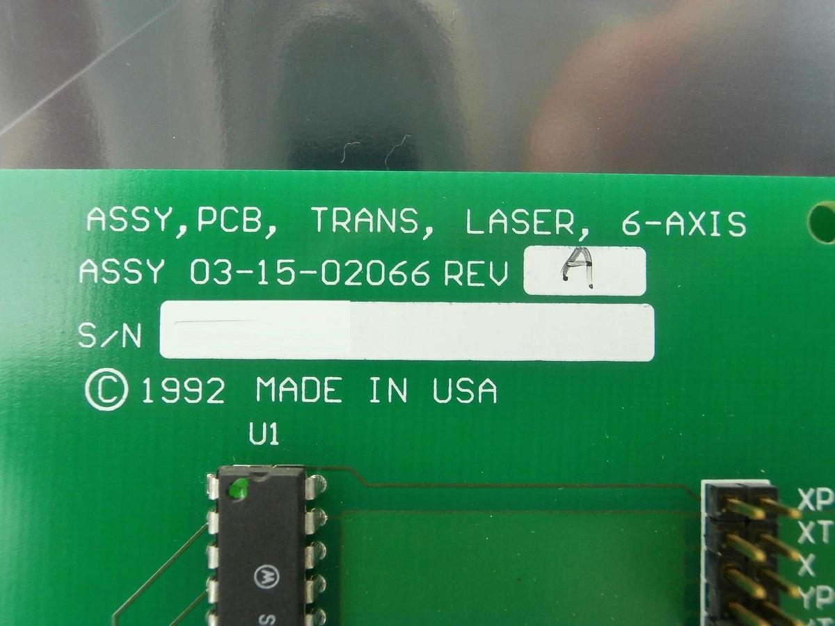 Used Ultratech Stepper 03-15-02066 6-Axis Laser Transition YT-Axis PCB Card 4700 Used