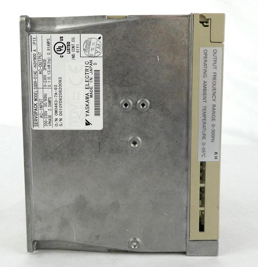 Used Yaskawa Electric SGDH-01AE-N3Y900 Servo Driver SERVOPACK Working Surplus