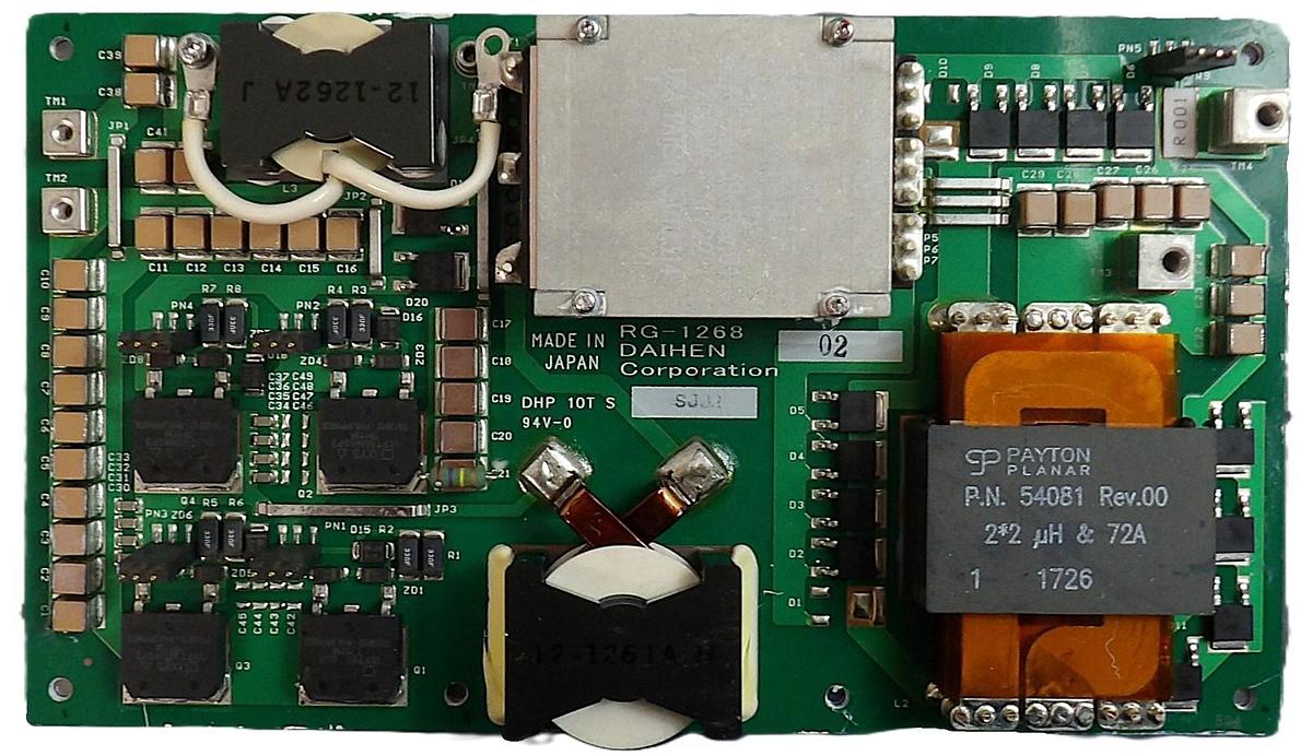 Used Daihen Corporation RG-126802 RF Generator PCB Working Surplus
