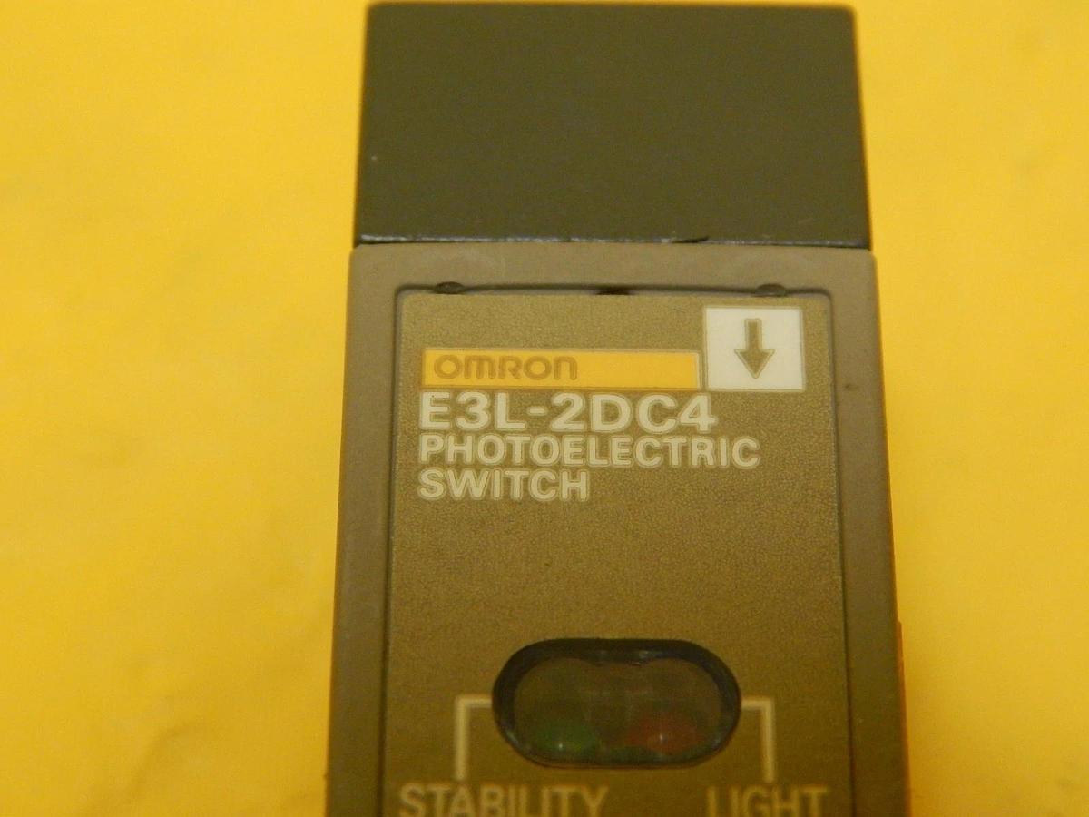 Used Omron E3L-2DC4 Photoelectric Switch Reseller Lot of 4 Used Working