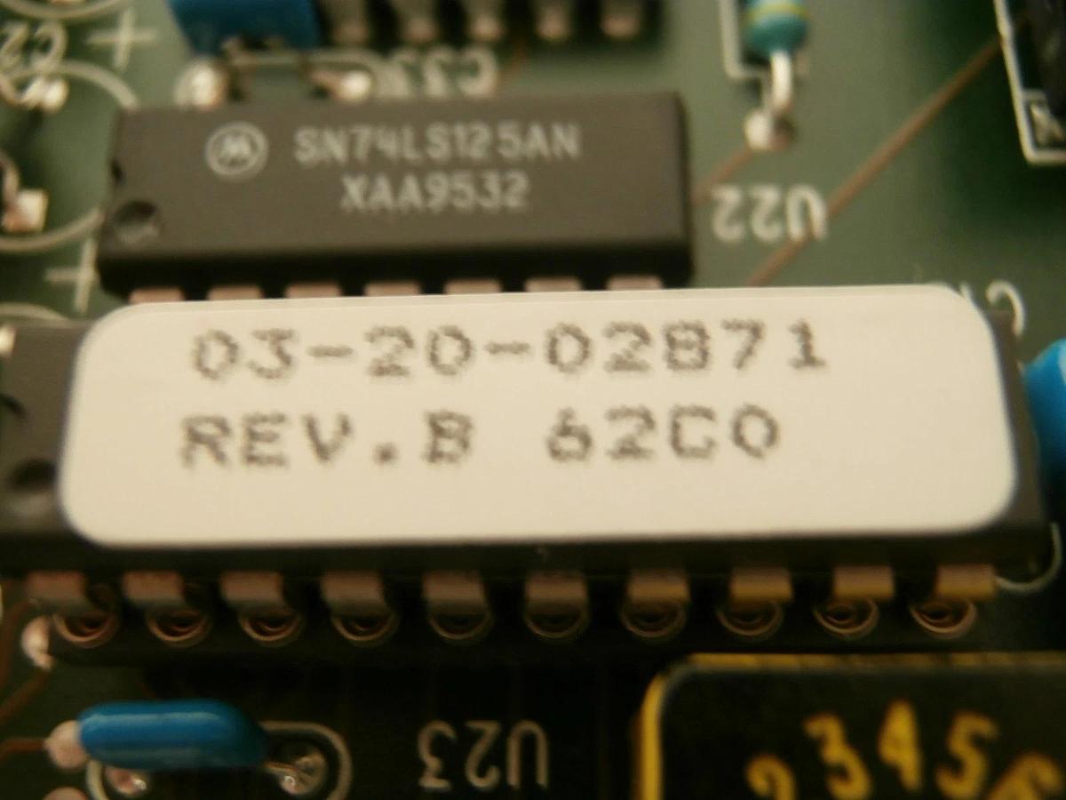 Used Ultratech Stepper 03-20-01403-02 Stepper Motor ASH VME PCB Card 4700 Titan Used