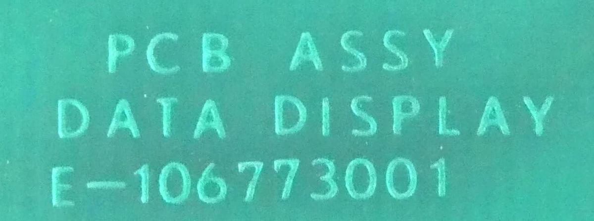 Varian E-106773001 Data Display PCB Board E-106774001 New Surplus