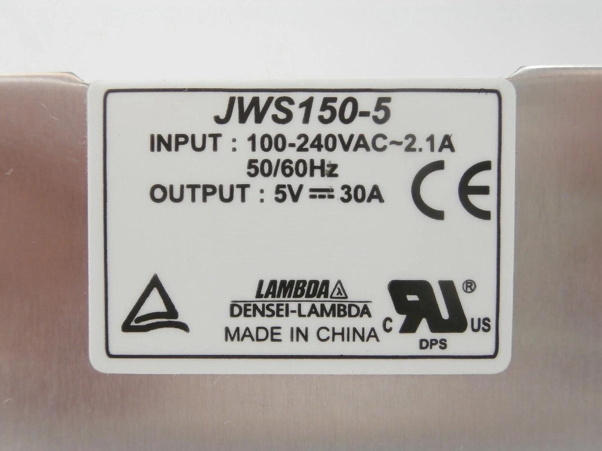 Used Lambda PCB Rack Power Supply Set of 2 JWS150-5 JWT100-522 Hitachi I-900SRT Spare