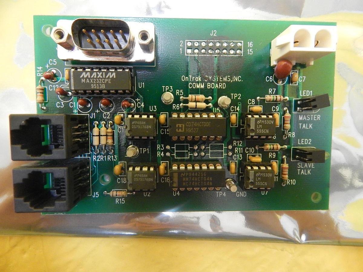 Used OnTrak Systems 22-8875-003 COMM Board PCB Used Working