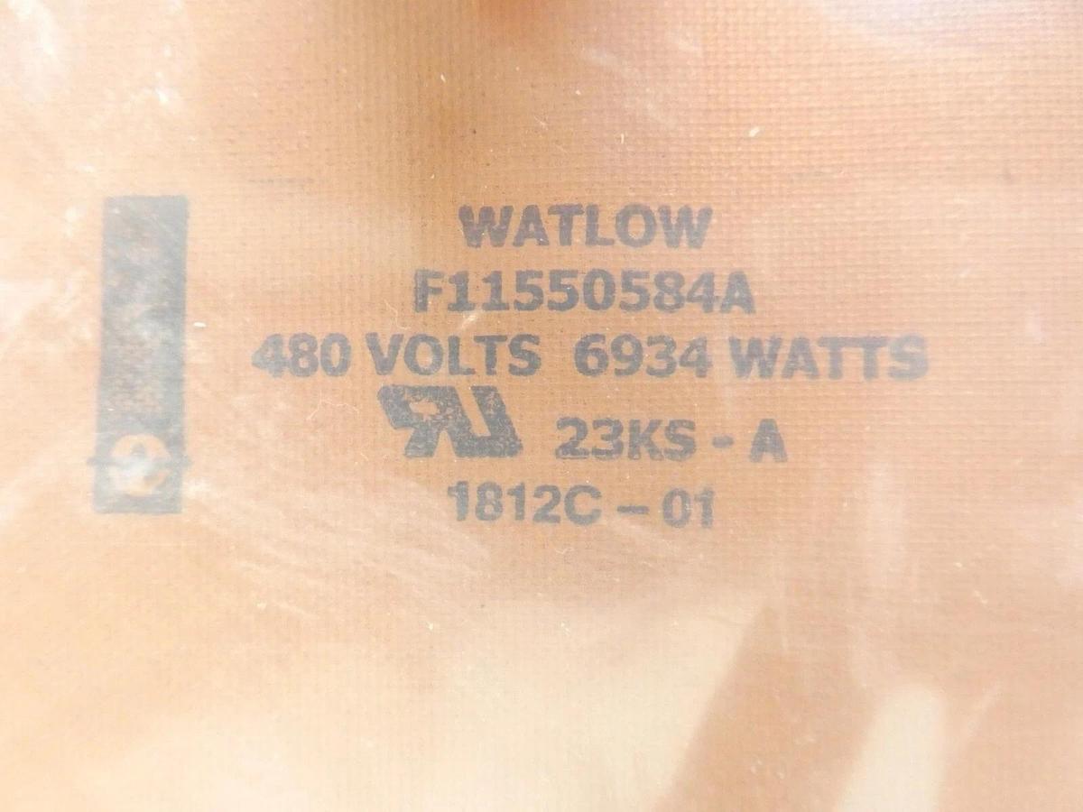 Watlow 60280-02 480v Heater Blanket Etched Foil F11550584A New Surplus