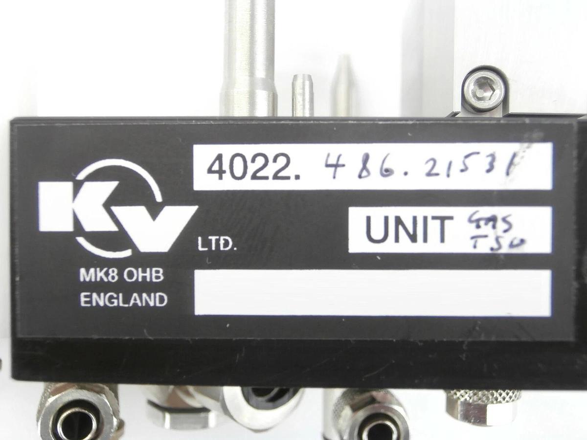 Used KV Automation 4022.486.21531 Gas TSU Manifold Assembly 4022.480.62841 Spare