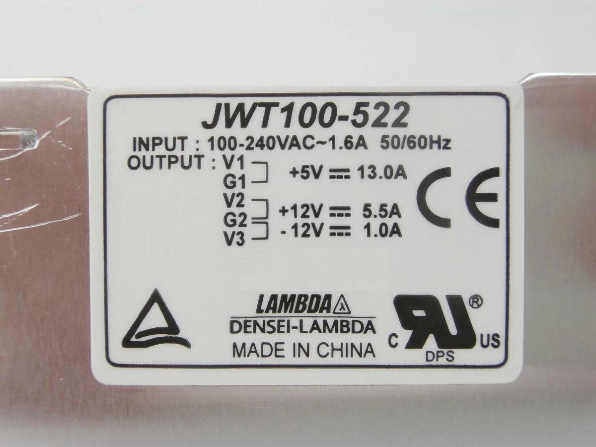 Used Lambda PCB Rack Power Supply Set of 2 JWS150-5 JWT100-522 Hitachi I-900SRT Spare