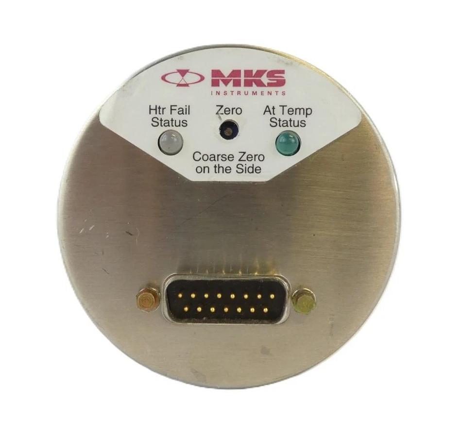 Used MKS Instruments 627B-15405 Baratron Pressure Transducer Small Dent Working