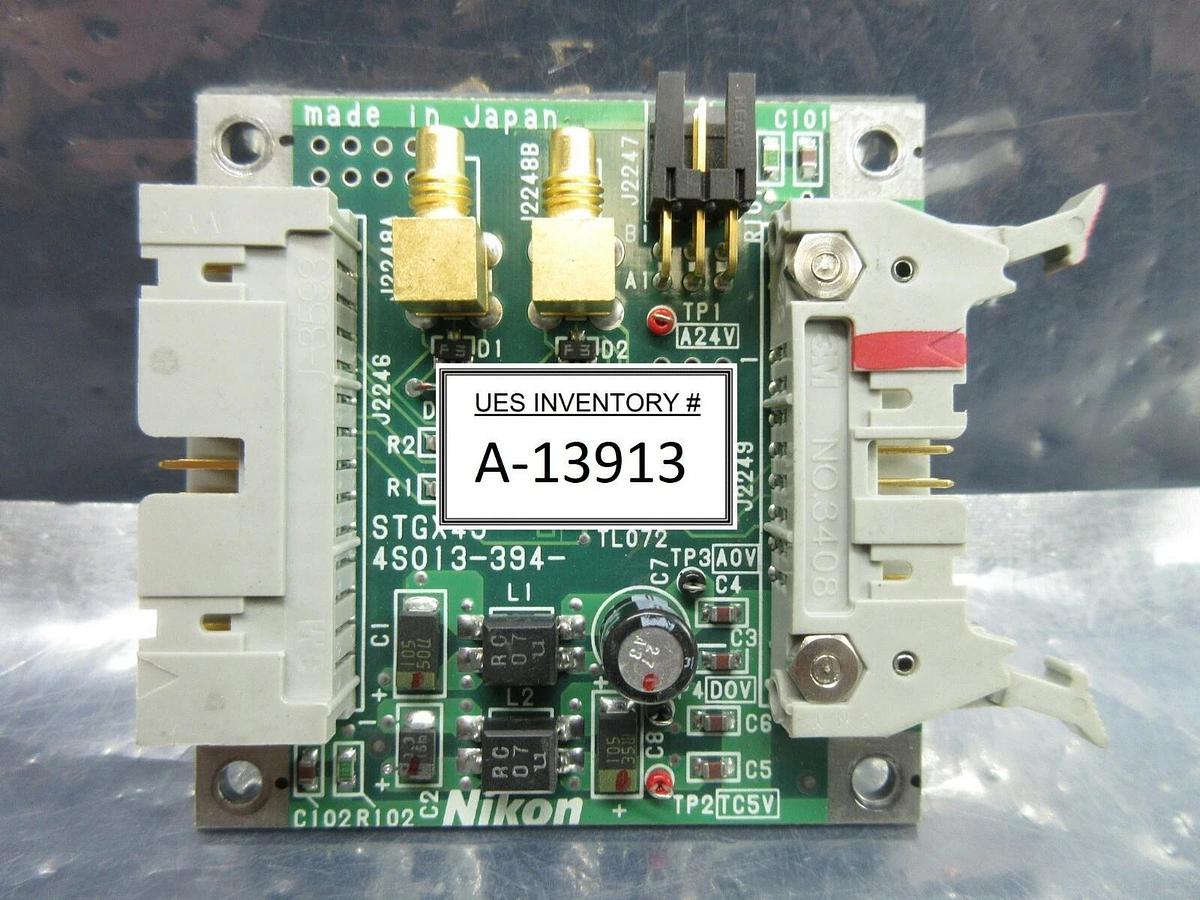 Used Nikon 4S013-394 Interface Board PCB STGX45 NSR System Used Working