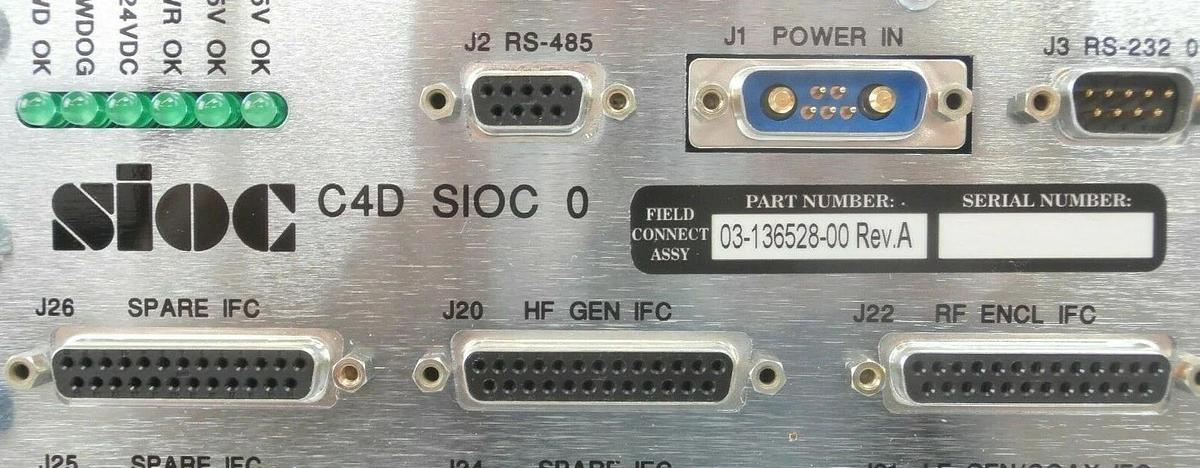Digital Dynamics 03-136528-00 C4D sioc 0 Controller Novellus 02-157034-00 New